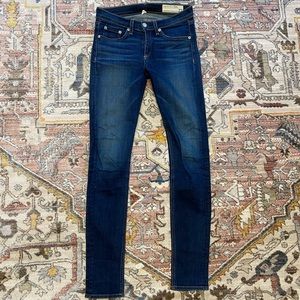 Rag and bone high rise jeans.